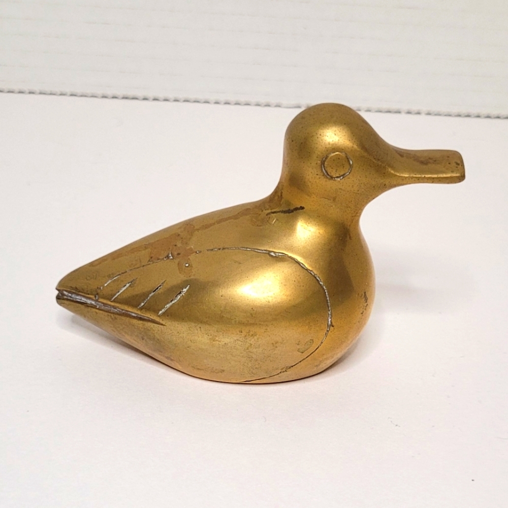Brass Vintage Bird Figure Rare Style